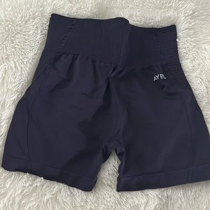 AYBL dark purple athletic shorts